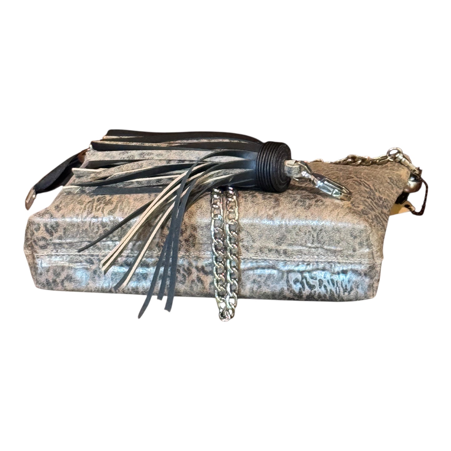 Mindful Safari Inspired All Leather Shoulder / Crossbody Bag